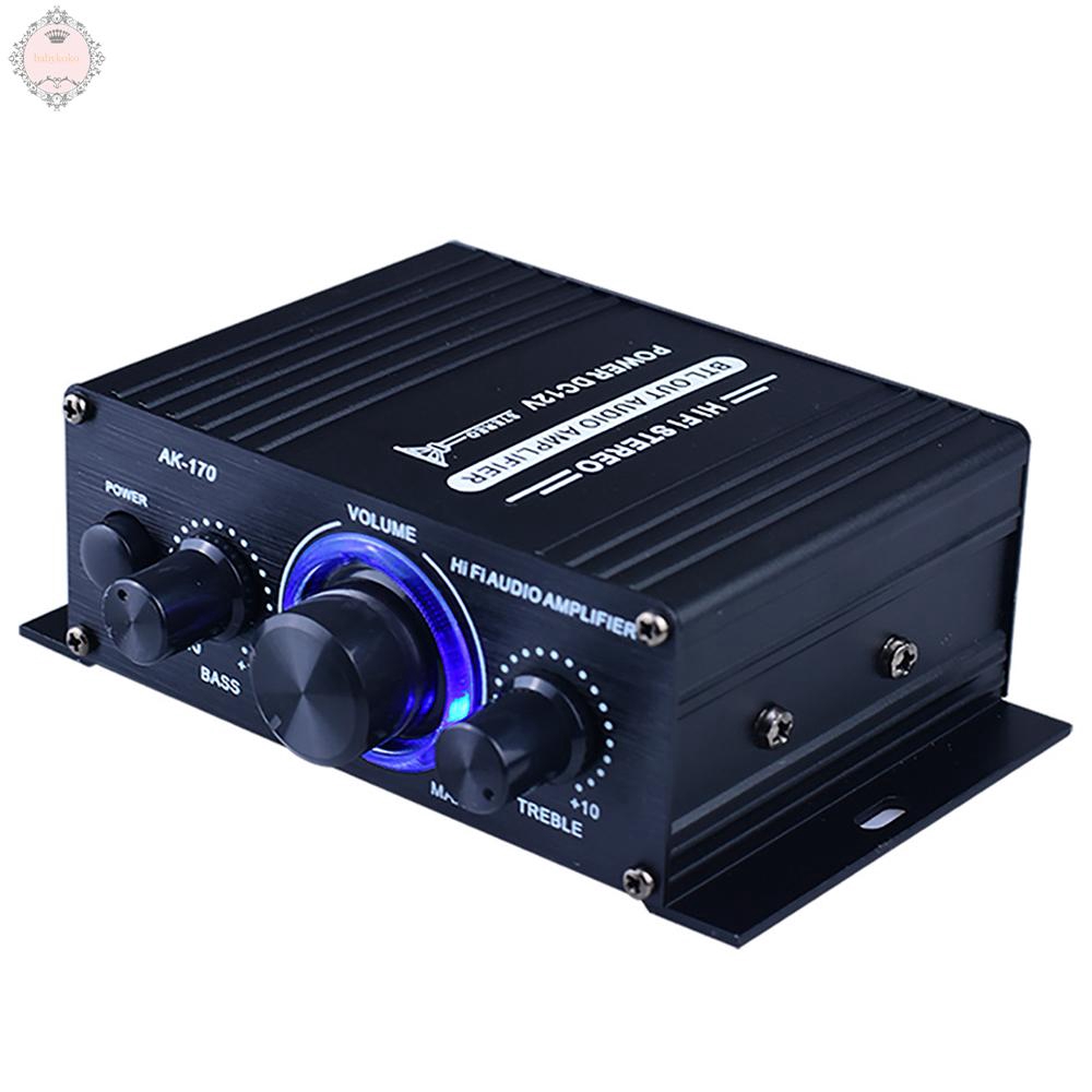 Bộ Khuếch Đại Âm Thanh Hifi Ak170 400w Dc12V Bluetooth 20hz-20khz