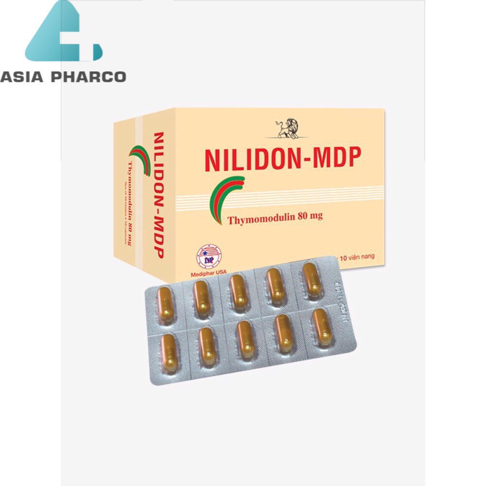 Hộp Nilidon-MDP hỗ trợ sức đề kháng hằng ngày dạng vỉ 100 viên