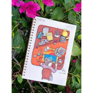 [HVVT] Sổ Caro Sketchnote Let's Doodle
