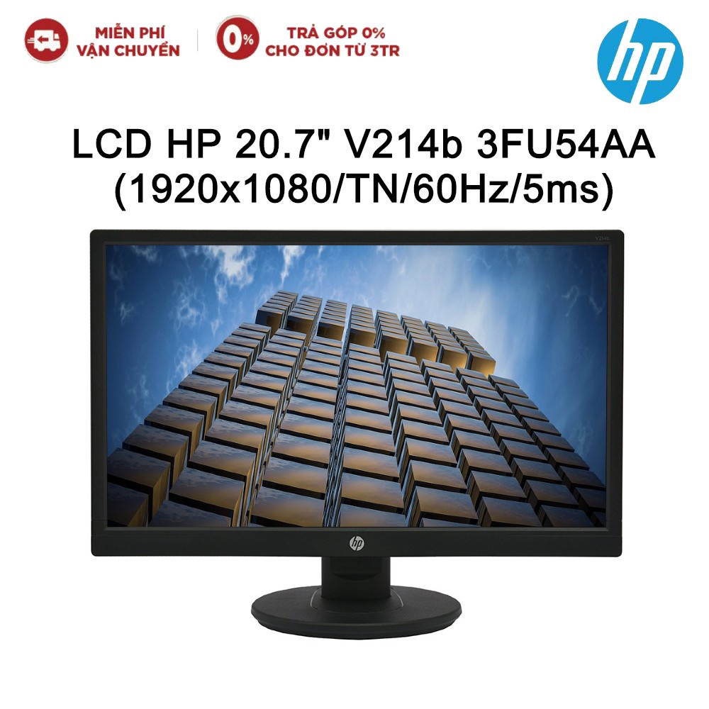 Màn hình máy tính LCD HP V214b 20.7″FHD 1920×1080/TN/60Hz/5ms (Đen)