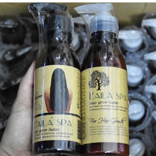 Bộ Dầu Gội, Xả Laila Spa - Thảo Mộc Kích Thích Mọc Tóc