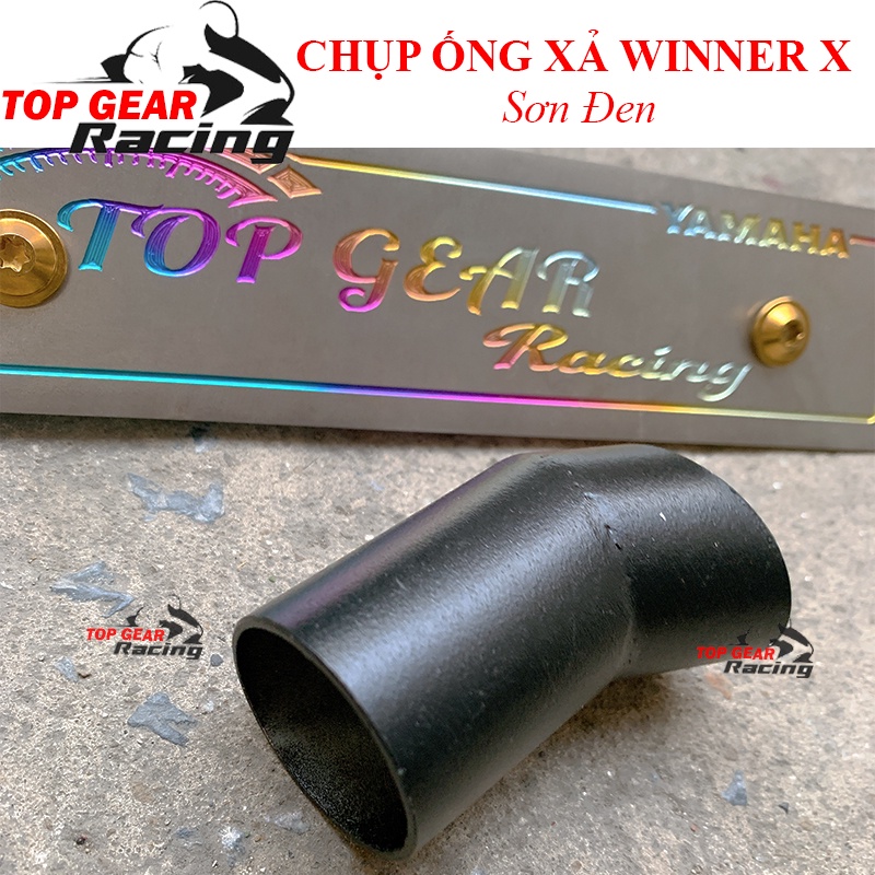 Chụp ống Xả Winner X Chụp đuôi pô Sơn Đen &lt;TOPGEAR&gt;