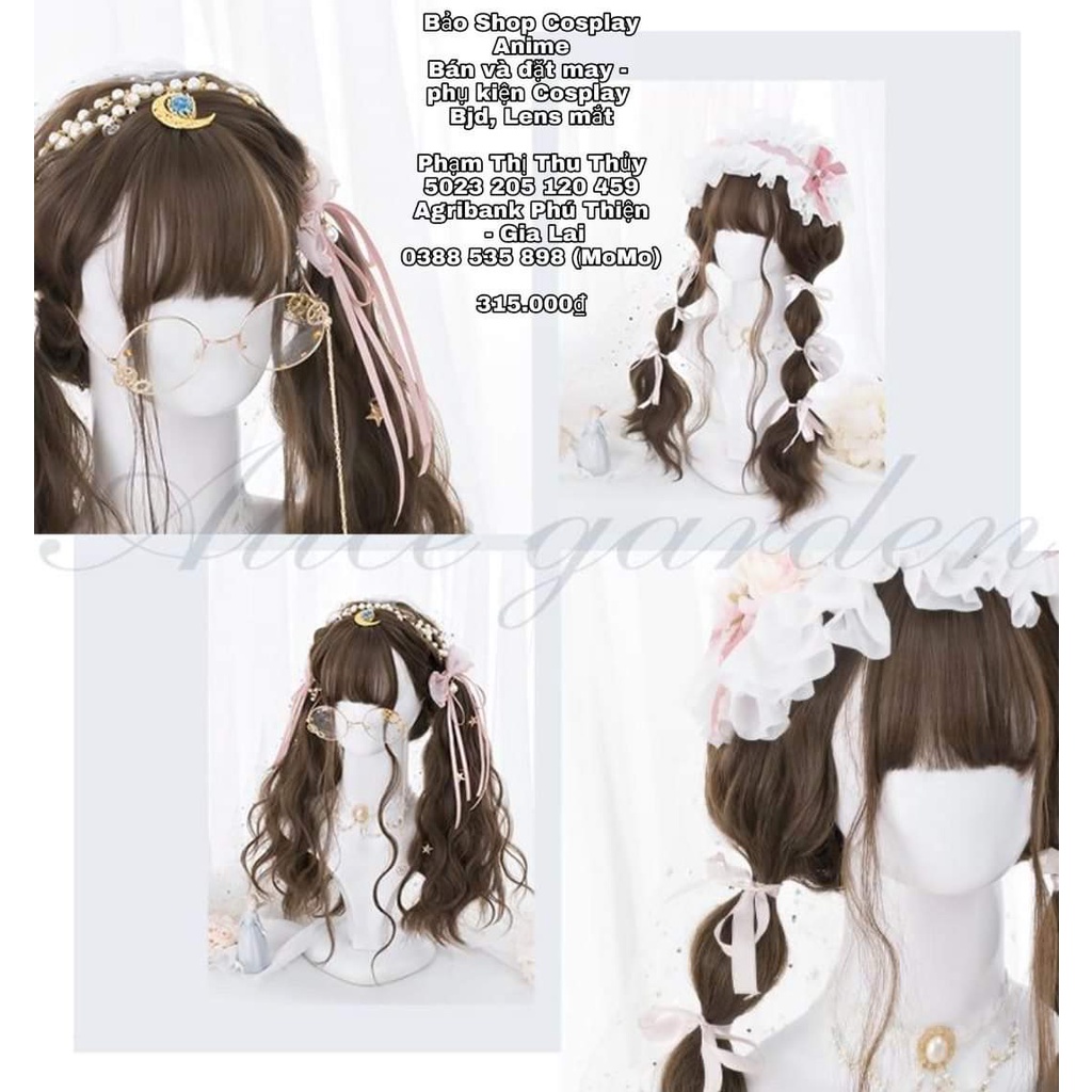 ( Sẵn ) Wig Lolita  ( Tóc Giả Lolita ) hãng Alice Garden ( Bảo Shop Cosplay Anime )