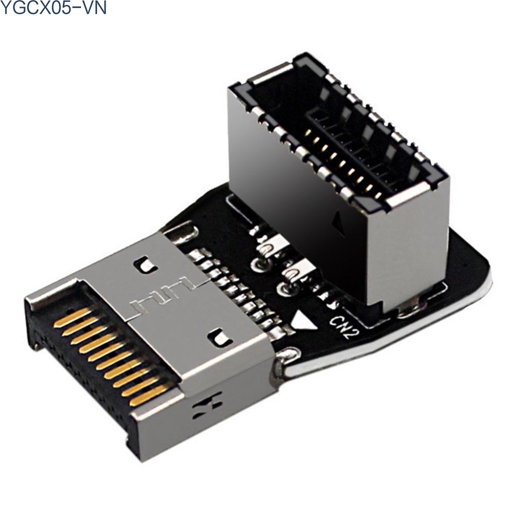 Đầu Chuyển Đổi Usb 3.1 Góc 90 Độ 10g Cho Bo Mạch Chủ Máy Tính | BigBuy360 - bigbuy360.vn