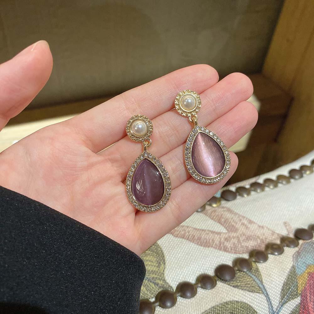 JARRED Bông Tai Hình Giọt Nước Thời Trang Hàn Quốc Cho Nữ