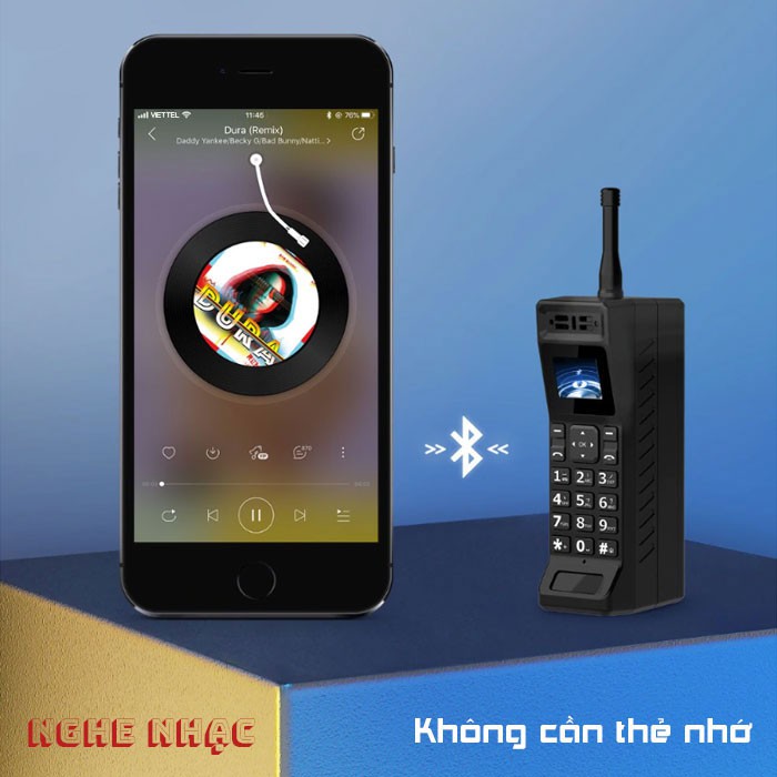 Điện Thoại Độc Lạ Mini W3 Kết Nối nghe gọi và nhắn tin thay Smartphone Thay Đổi Giọng Nói