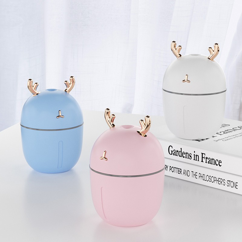 Fnelse Máy phun sương giữ ẩm 300ML đầu cắm kết nối USB với thiết kế xinh xắn