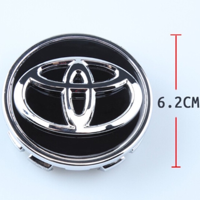[ẢNH THẬT] Logo Chụp Mâm Xe, Chụp Vành Xe Ô Tô Cao Cấp Toyota 62MM