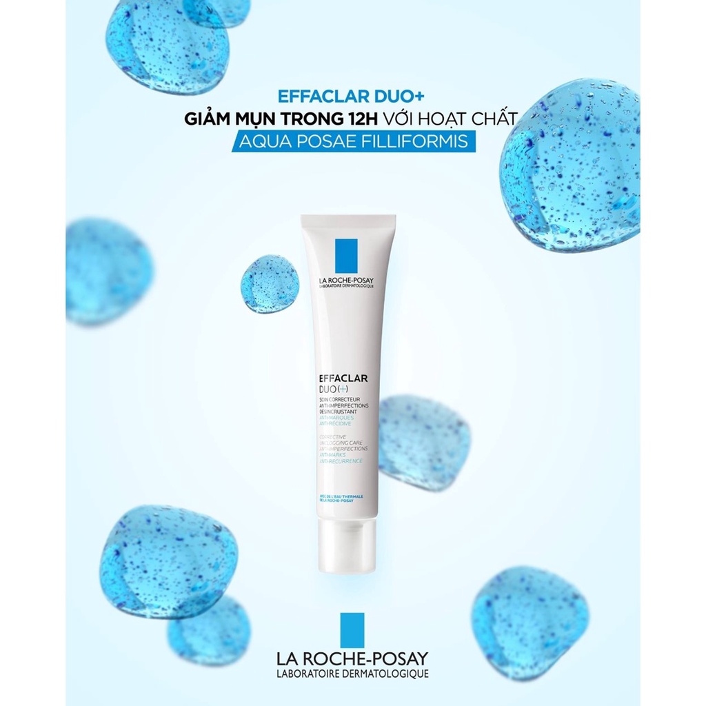 [Minisize] Kem Dưỡng La Roche-Posay Effaclar Duo Plus Giảm Mụn, Ngừa Vết Thâm 3ml