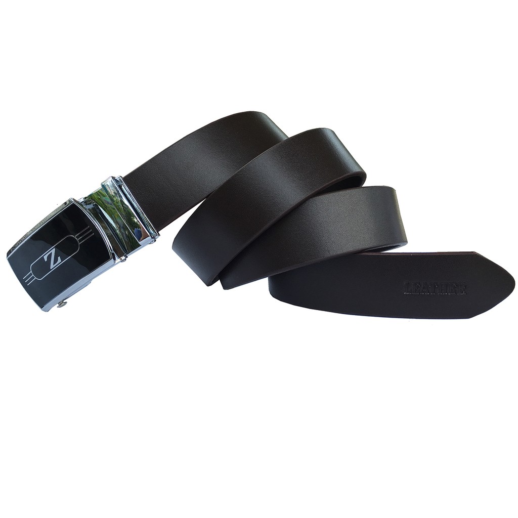 Thắt Lưng Nam Da Bò Đầu Khóa Lăn Kim Loại Cao Cấp DLKLGVZ-02