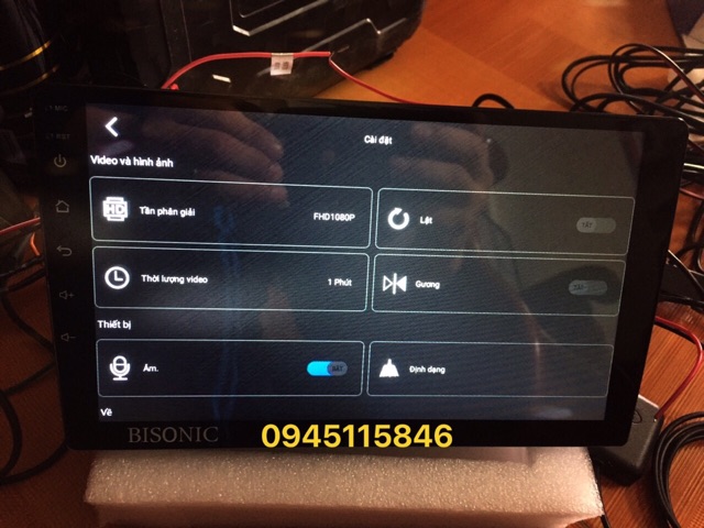 Cam hành trình trước sau lắp màn android 1080p | BigBuy360 - bigbuy360.vn