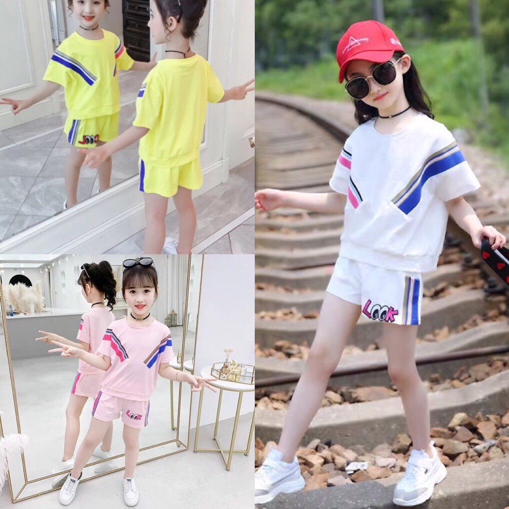 Tặng mũ từ 3 bộ. Sét hè size 20-55kg. Mã G3-G4-G5, Chất liệu cotton co giãn