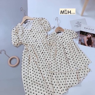 VÁY CẶP MẸ CON CHẤT ĐŨI MÁT