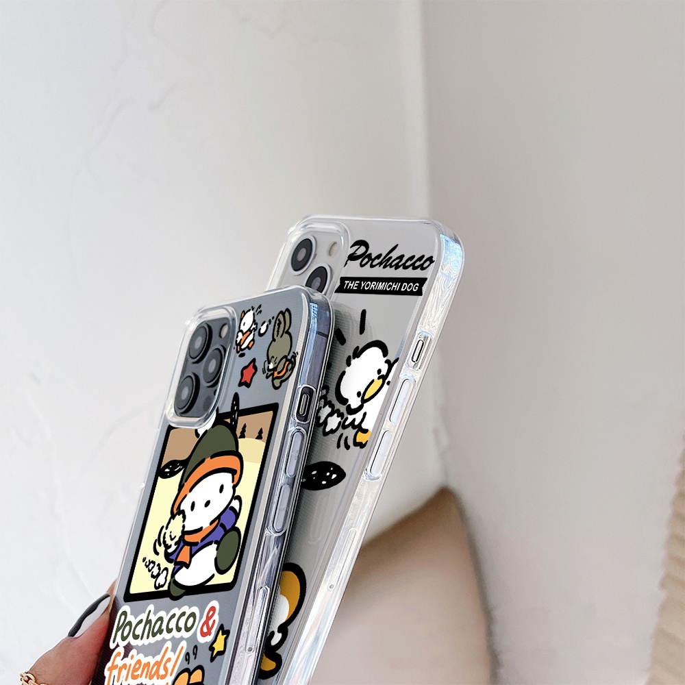 Ốp Điện Thoại Silicon Mềm Trong Suốt Hình Thỏ Hoạt Hình Cho IPhone 11 12 13 Pro Max Mini XS Max X Xr 4 5 6 7 8 S + SE 2020