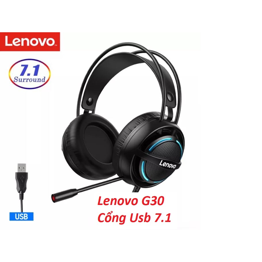 Tai nghe chụp tai Lenovo Led RGB Ovann X1 X4 có mic chơi game
