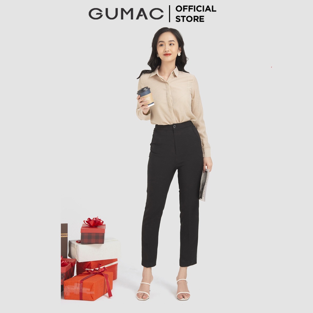 Áo sơ mi giấu nút AB12002 GUMAC | BigBuy360 - bigbuy360.vn