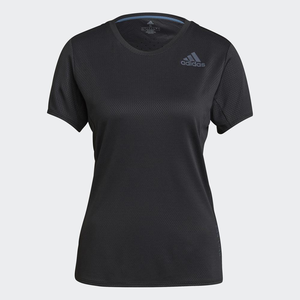 Áo Tee adidas RUNNING Nữ Áo Thun Chạy Bộ HEAT.RDY Màu đen GT5538