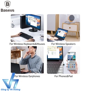 USB Bluetooth 5.0 tốc độ cao Baseus BA04 Bluetooth Receiver- HSHOP