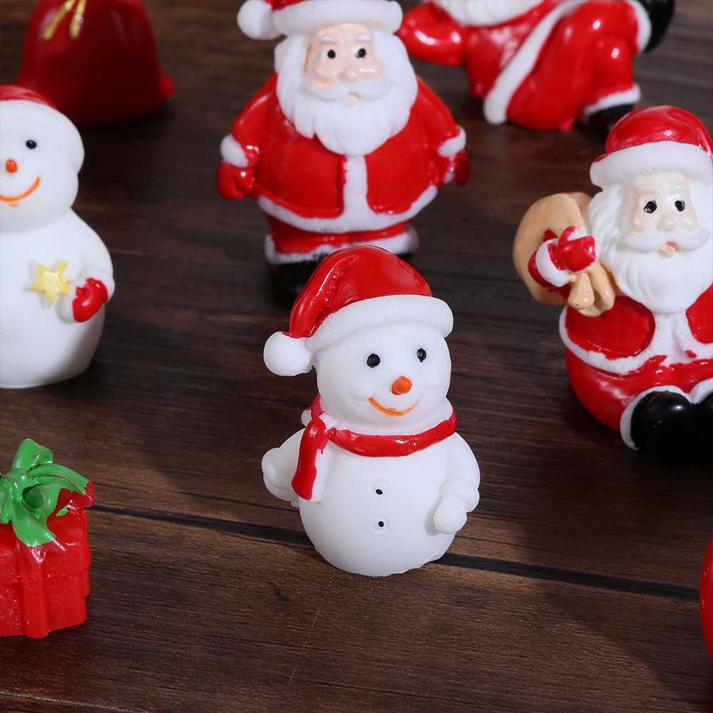 Mô hình ông già noel mini dễ thương dùng trang trí giáng sinh