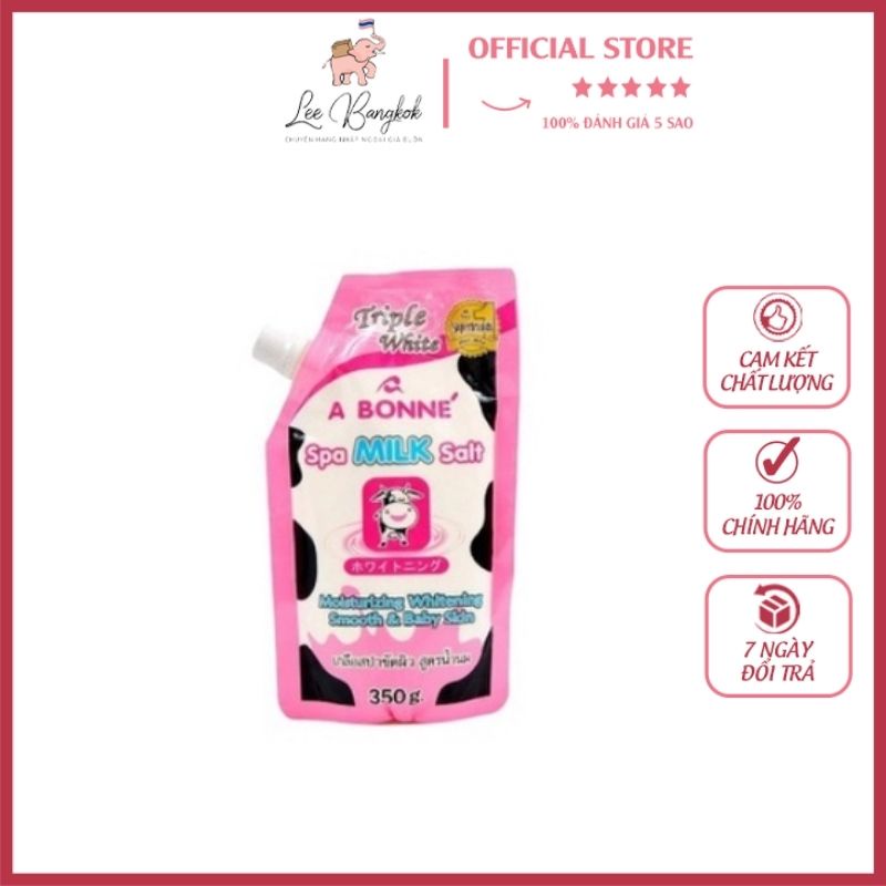 Muối Tắm Sữa Tẩy Da Chết A Bonné Spa Milk Salt 350gr - Giúp Da Mềm Mại, Mịn Màng | BigBuy360 - bigbuy360.vn