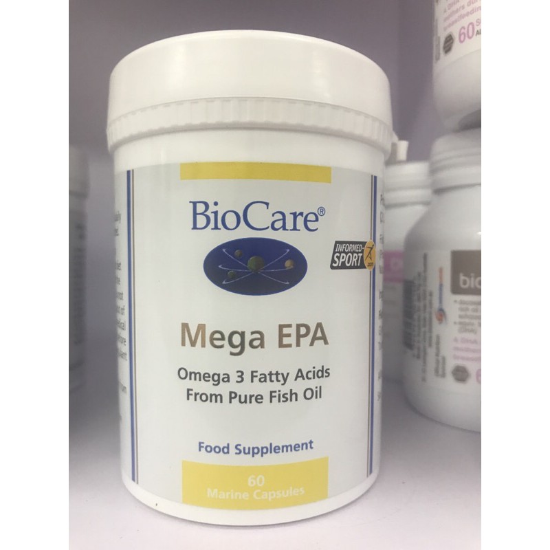 Mega Epa Biocare DHA bổ sung Omega 3 lọ 60 viên