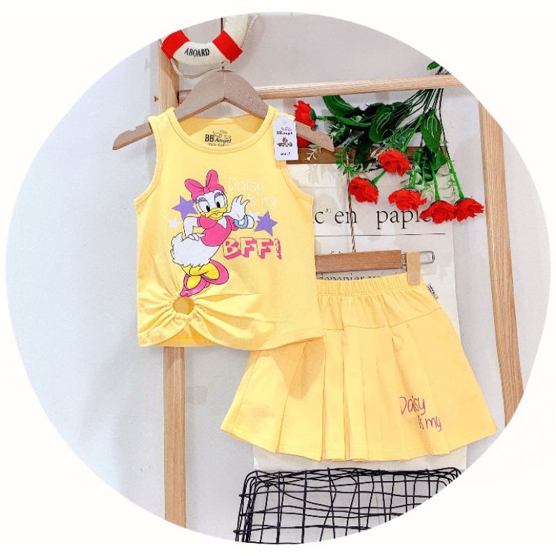 [9-22kg] set váy rời áo sát nách cực xinh cho bé Bb Angel