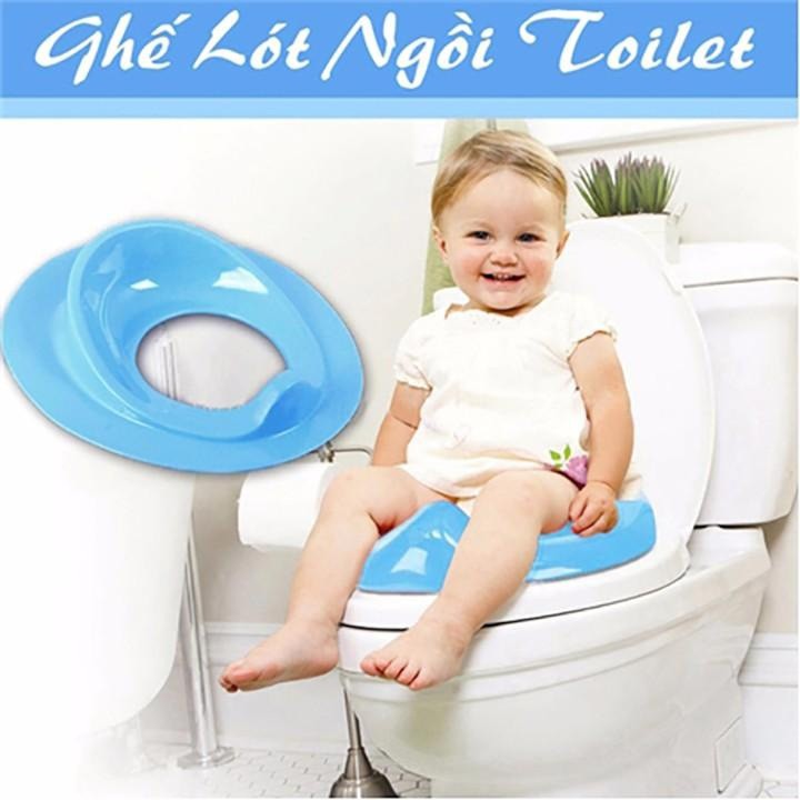 GHẾ NGỒI BỒN CẦU CHO BÉ - Bệ Thu Nhỏ Ngồi Bồn Cầu Cho Bé Giúp Dễ Dàng Đi Toilet