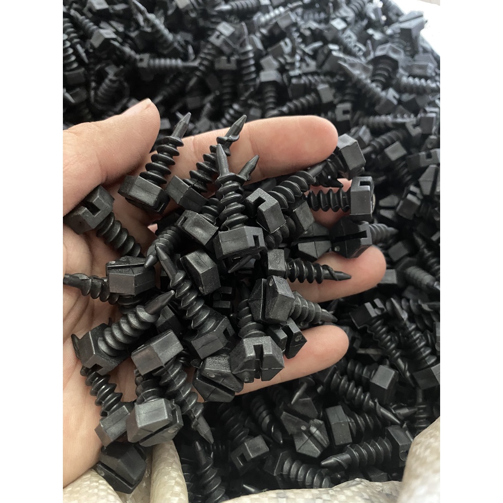 100 CON ỐC VÍT ĐINH NHỰA BẦU ƯƠM THÔNG MINH V6