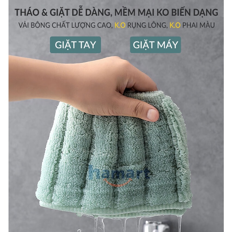 Miếng Đệm Bồn Cầu Lót Nhà Vệ Sinh Hamart Bọc Bồn Cầu Mùa Đông Vải Bông Nỉ Co Giãn Tiện Lợi