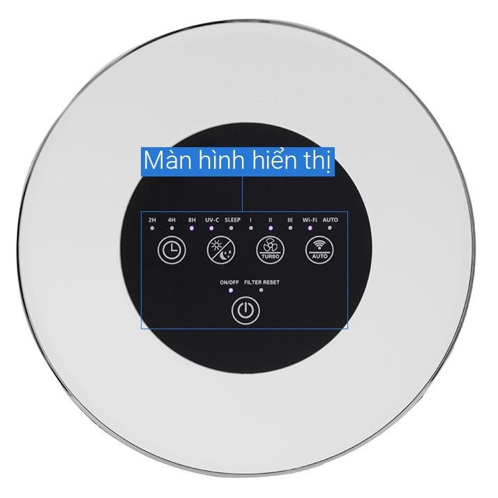 35m2 - Máy lọc không khí Hafele Wifi CF-8126S / 537.82.720 - Hàng chính hãng