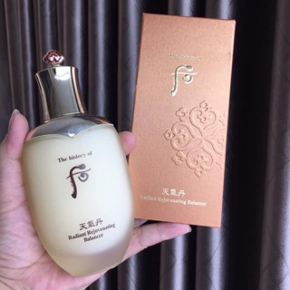 Nước hoa hồng tái sinh whoo radiant rejuvenating balance 150ml