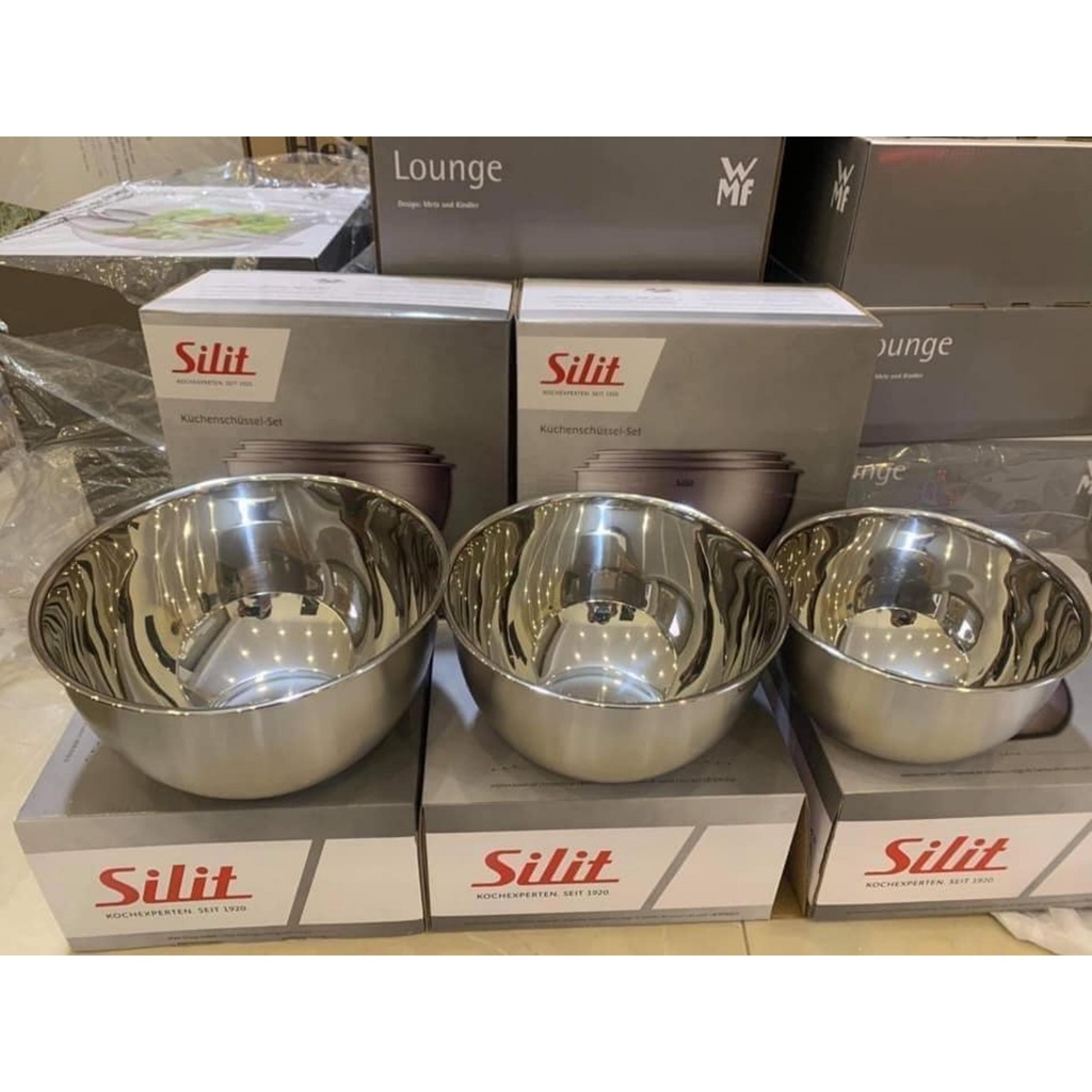 Set 3 âu trộn inox SILIT