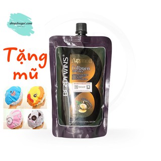 KEM HẤP Ủ TÓC COLAGEN BERDYWINS PHỤC HỒI TÓC NÁT SIÊU MỀM MƯỢT HƯƠNG NƯỚC HOA 500ML