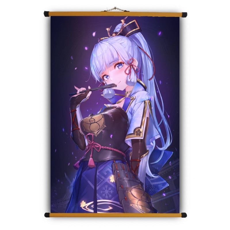 Poster Vải Ayaka  Genshin Impact