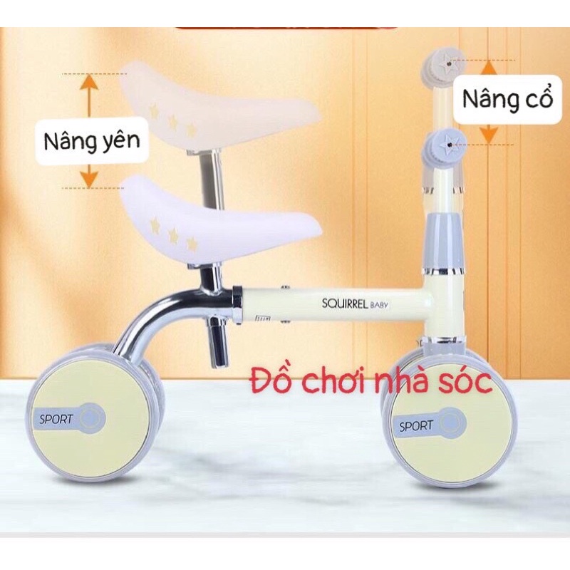 Xe thăng bằng, xe chòi chân SQUIRREL mới nhất 2022( nâng cổ, nâng yên) đủ màu