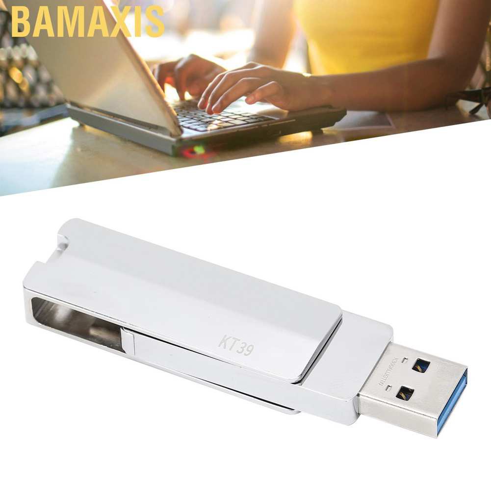 Bamaxis STmagic USB3.0 Flash Drive Type‑C Dual‑Use Storage Ring Buckle Memory 80mb/s Reading Rate KT39