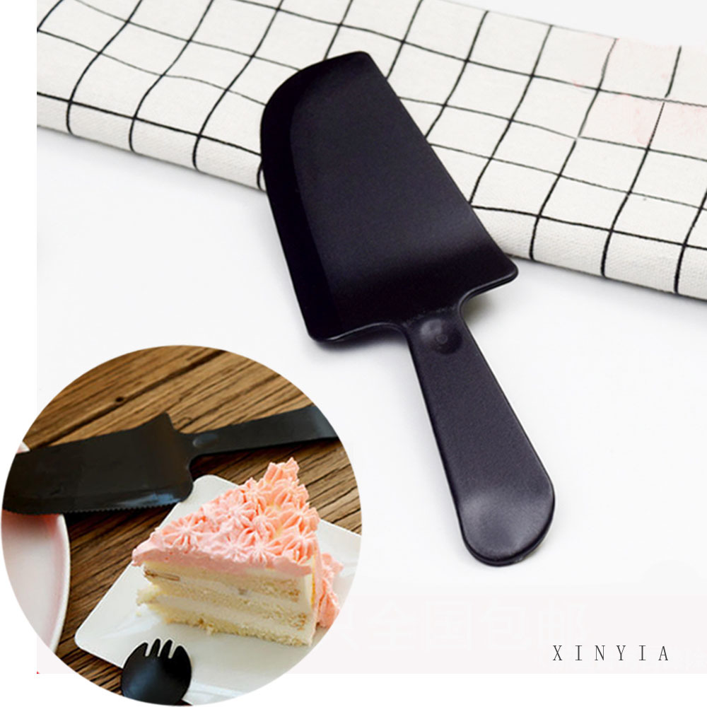 1pc Icing Frosting Cream Black Smoother Plastic Spatula