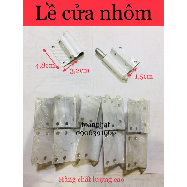 Bản lề cửa nhôm, cửa nhựa (Trái-Phải)