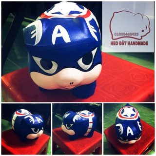 Heo đất handmade captain