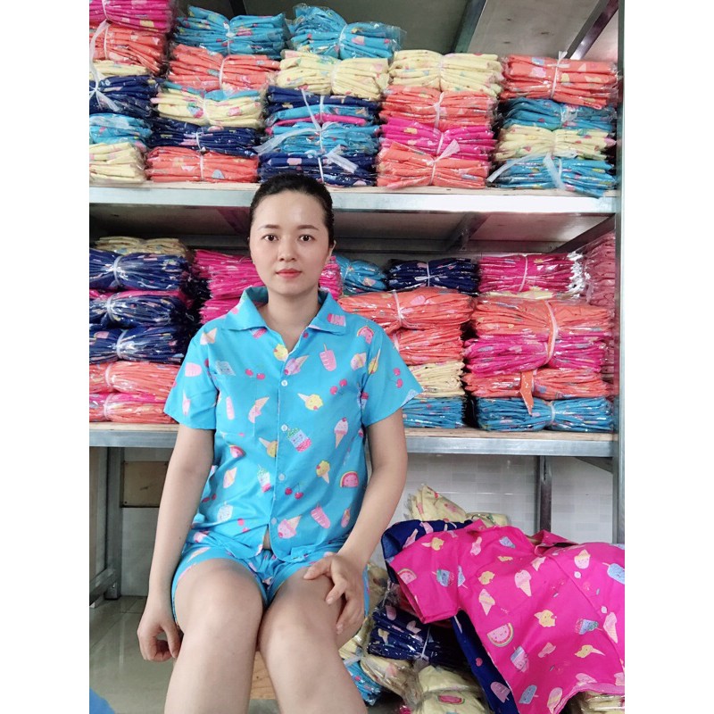 Bộ pijazama đùi nữ siêu xinh | BigBuy360 - bigbuy360.vn