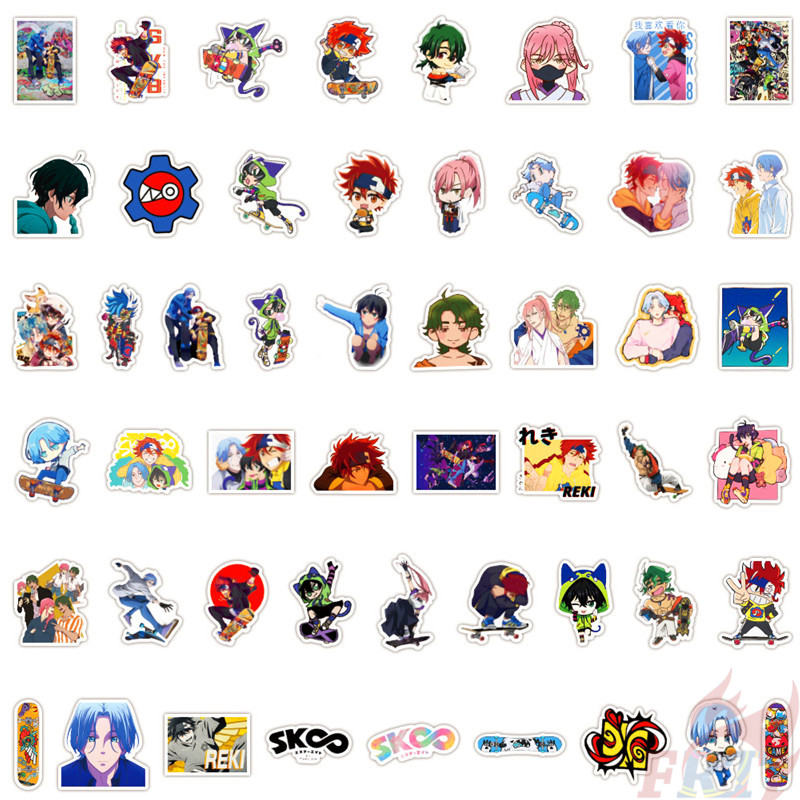 ❉ SK8 the Infinity Series 07 - Anime SK∞ S Langa Hasegawa Stickers ❉ 50Pcs/Set DIY Fashion Mixed Waterproof Doodle Decals Stickers