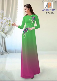 Vải áo dài ombre