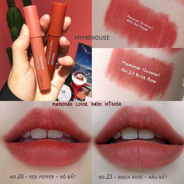 SON BÚT CHÌ MAMONDE CREAMY TINT COLOR BALM INTENSE | BigBuy360 - bigbuy360.vn