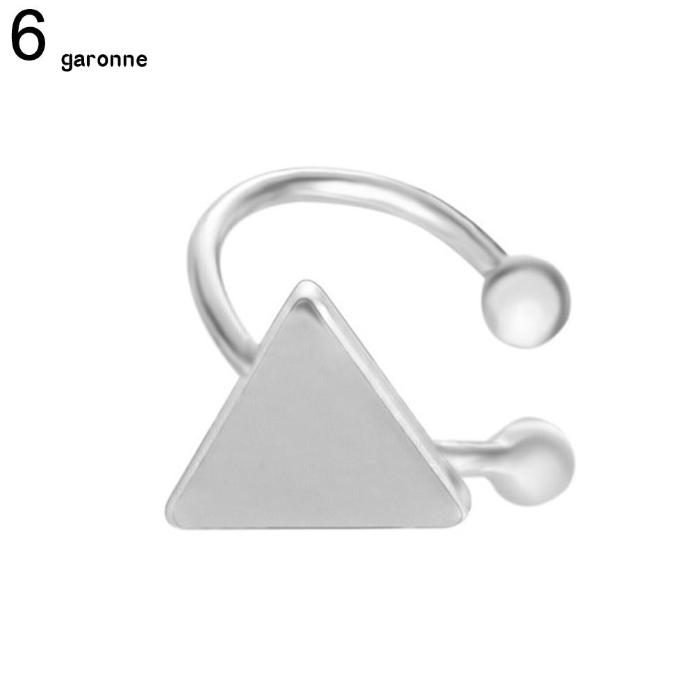 Khuyên tai nữ hình trăng sao 5 cánh thời trang Hàn