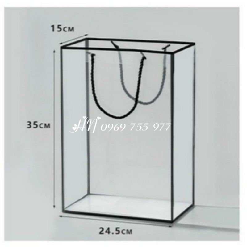 Túi meika đựng bó hoa