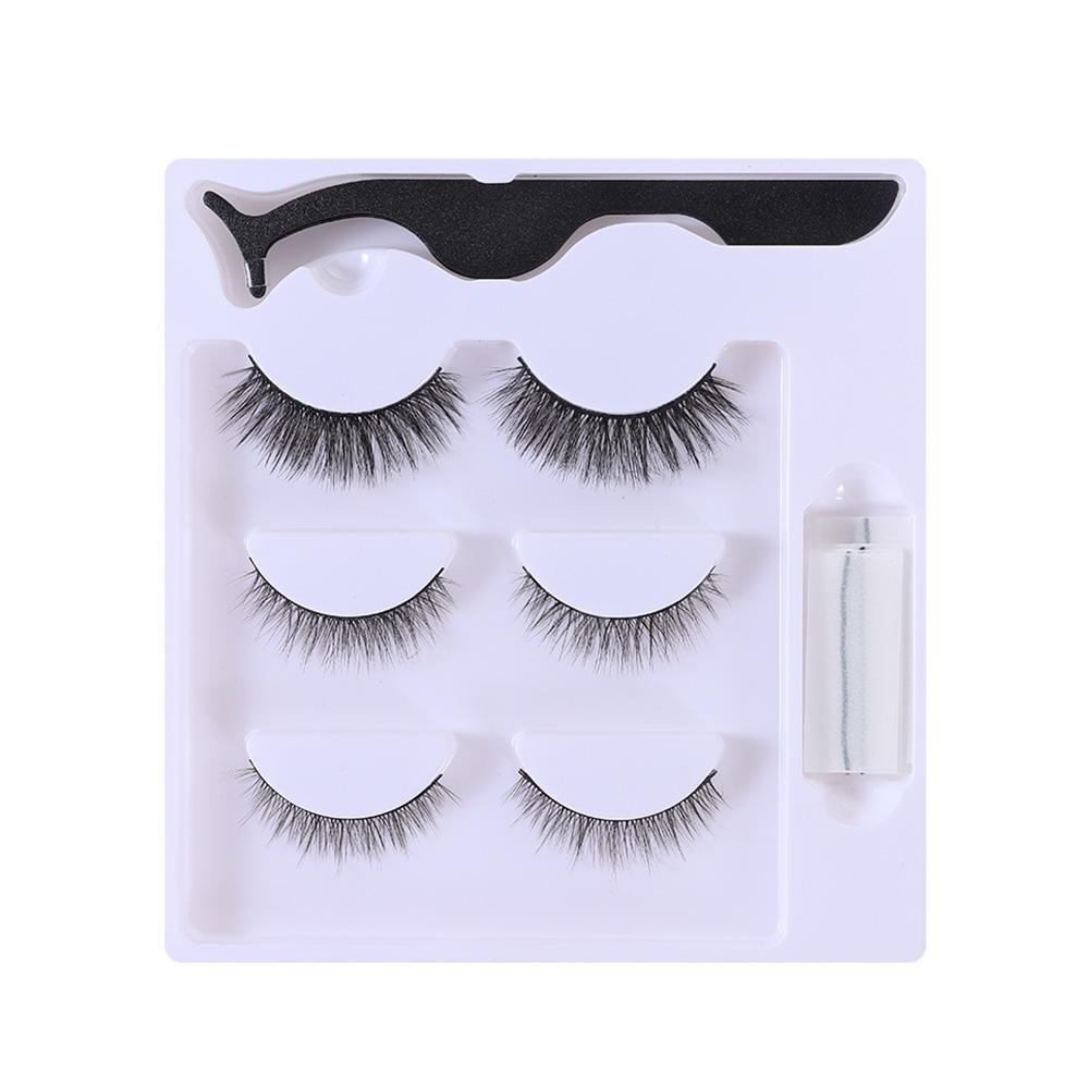 Set 3 Cặp Lông Mi Giả 3D Tự Dính Có Thể Tái Sử Dụng