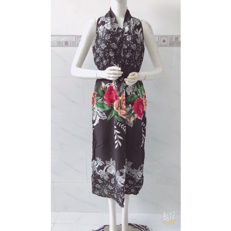[size 2/55-65ky] Đầm maxi lanh lụa nữ thổ cẩm đầm đi biển 🌊