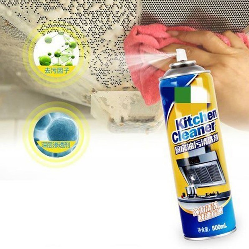 Chai xịt tẩy rửa nhà bếp đa năng Kitchen Cleaner 500ml