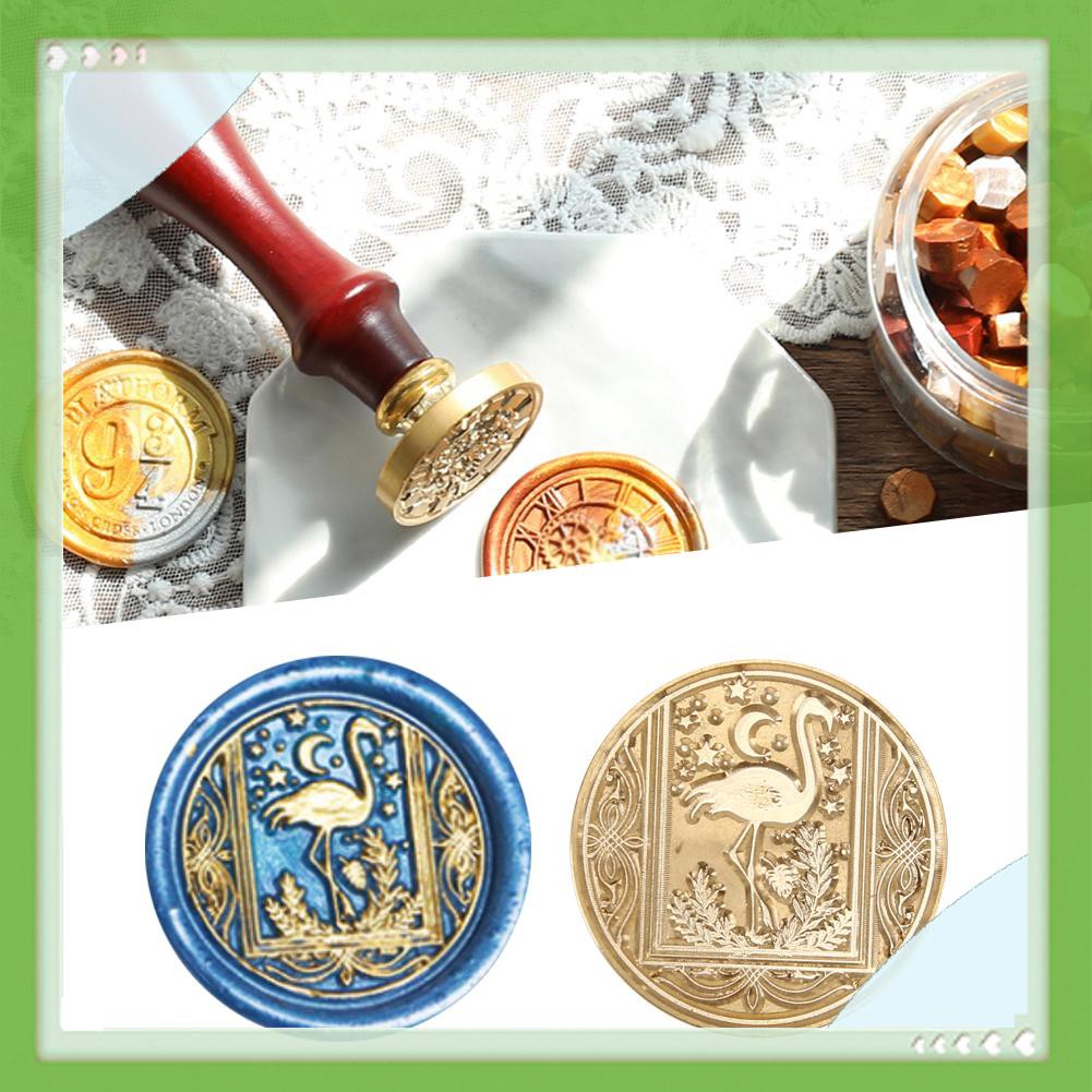 Đầu Con Dấu Sáp Bằng Đồng Hình Ngôi Sao / Động Vật Phong Cách Vintage Cổ Điển Sử Dụng Trang Trí Diy