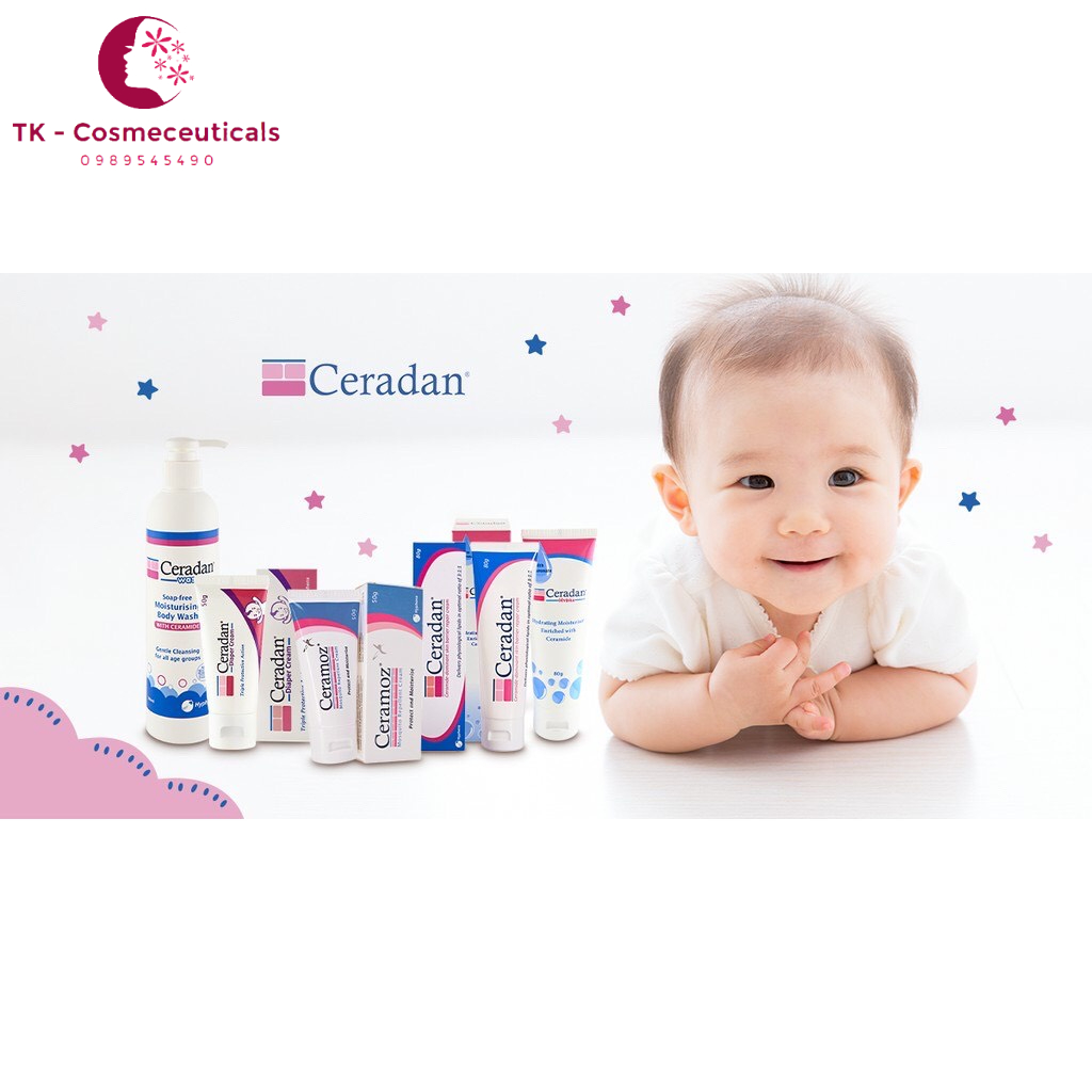 CERADAN CREAM - Kem Chăm Sóc Da Bị Chàm Thể Tạng, Da Khô, Da Bị Kích Ứng, Mẫn Cảm